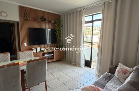 Apartamento com varanda à venda no Centro